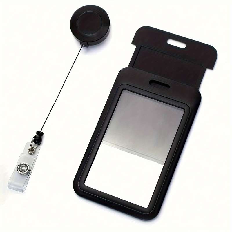 1pc Work ID Card Case Card Protection Cover Simple Card Case For Nurse And Doctor