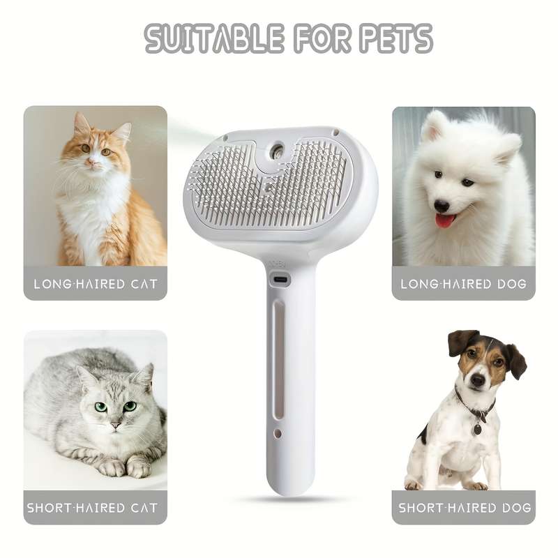 1pc White Pet Comb