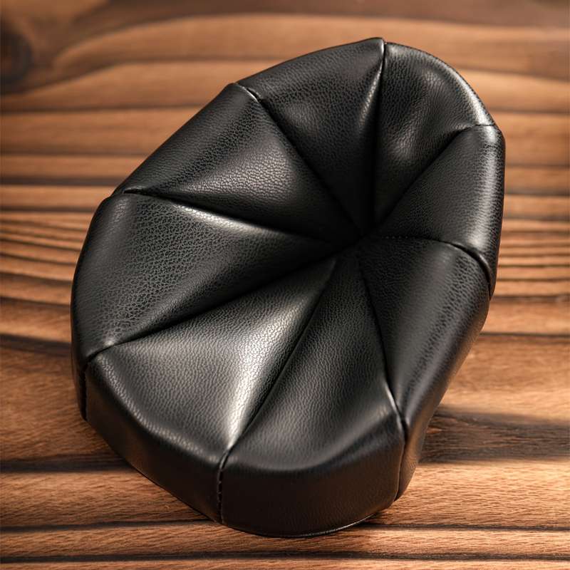 1pc Sofa Pipe Stand Durable Plastic Ashtray Holder with Ergonomic Design Black Modern Home Decor