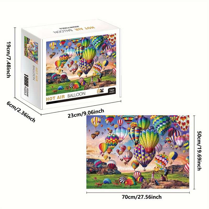 1000pcs Mixed Color Rectangle Paper Jigsaw Puzzles Thick and Durable Seamless Port