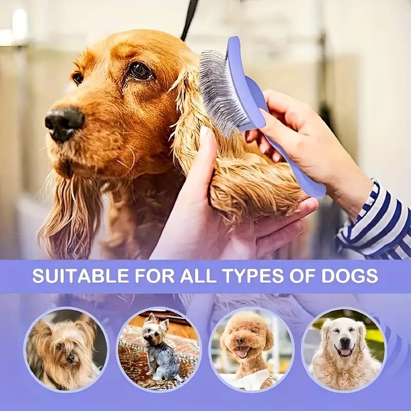 1pc Red Pet Comb