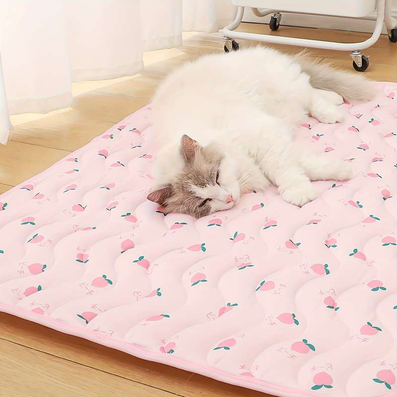 1piece Pink Cherry Cooling Pad