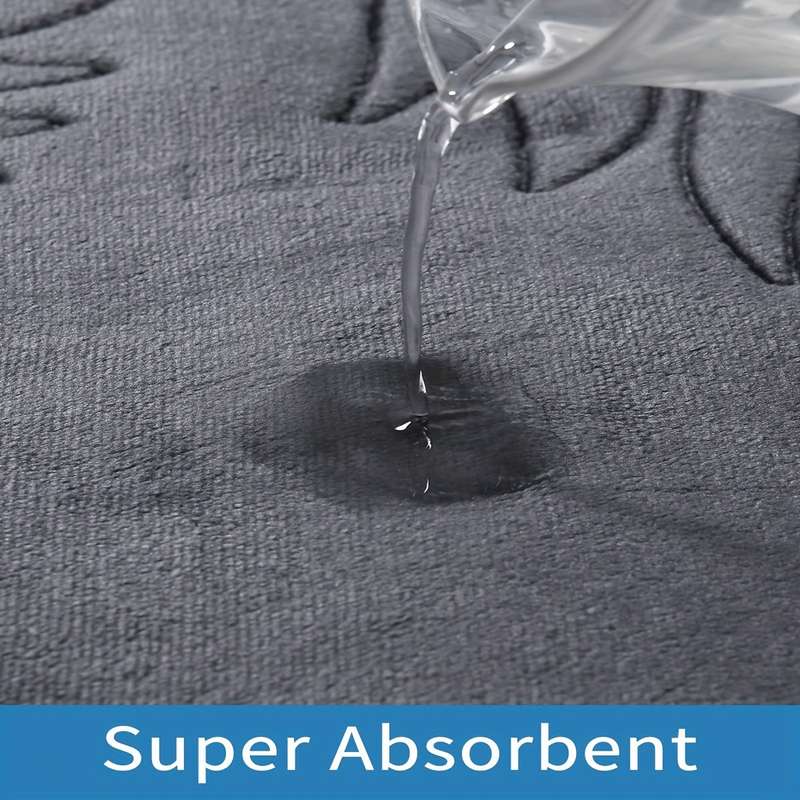 1Pc Dark Gray 15.74x23.62inch 40x60cm Floor Mat