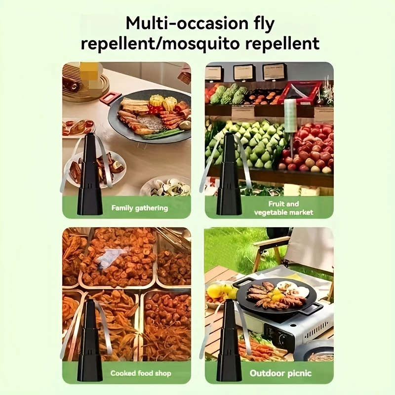 1pc The Retractable Fly Fan Is a Must-Have Gadget for Both Indoor And Outdoor Use Perfect for Campin