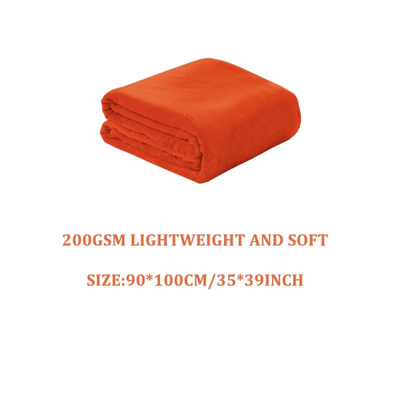 1ps Blanket Color Yellow size 127.0cmx152.4cm