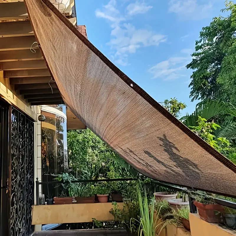 1pc 3x5m Sunshade Cloth with Rope Ring High Shade Rate Breathable and Durable Outdoor Sunshade Net