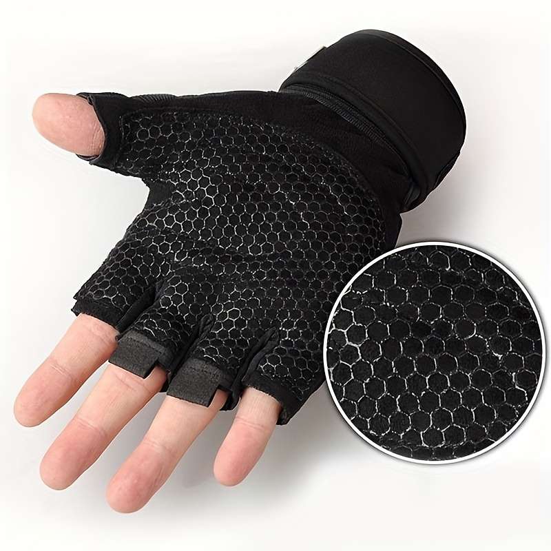 1 Pair Black Size XL Outdoor Sports Gloves