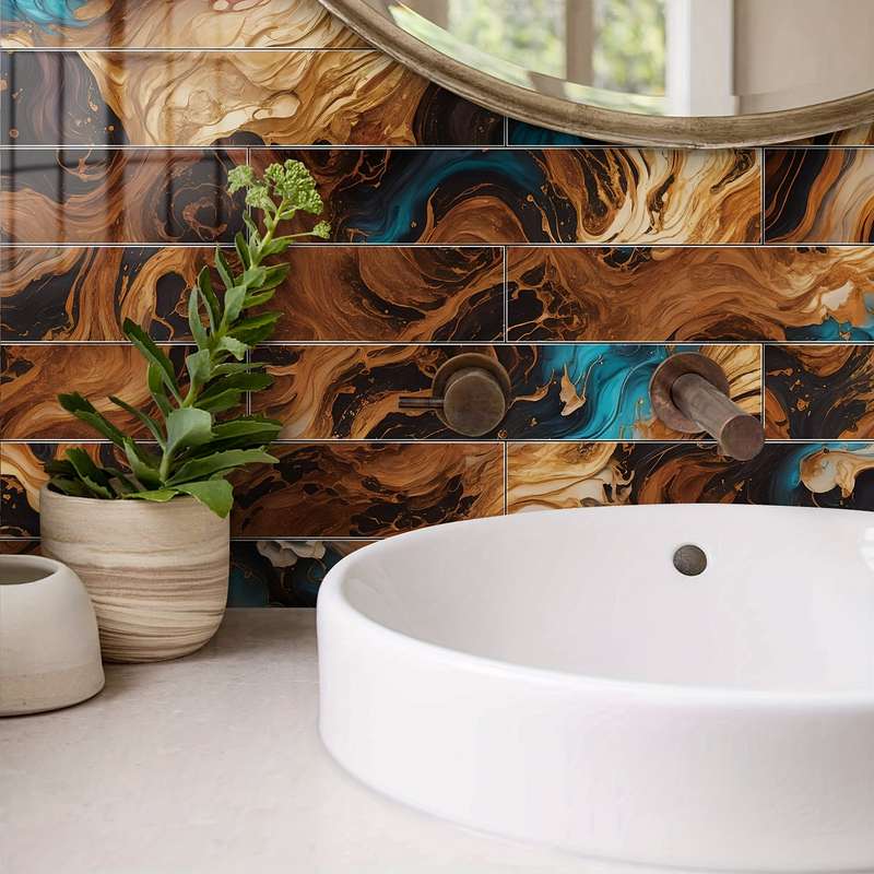 4pcs Wall Stickers10.16cmx50.8cmx2
