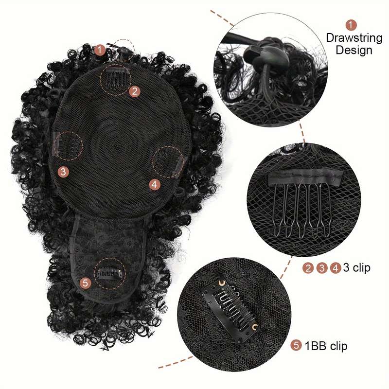 1Pc 1B 30.48cm Fashion Design Wig