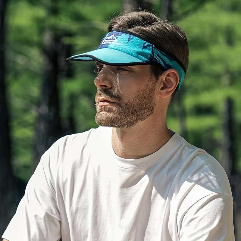 1pc Men'S Sun Hats with a Cool Elastic Design Featuring a Mesh Baseball Cap Style Ideal for Tenni