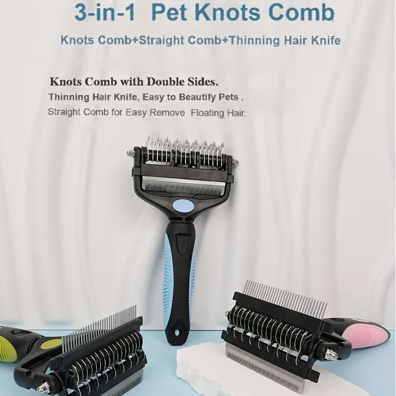 1pc Green Pet Comb