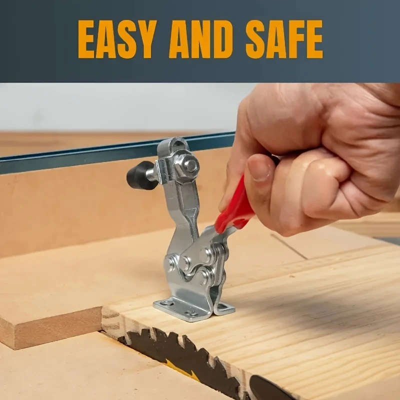 4-Pack Heavy Duty Red Toggle Clamps
