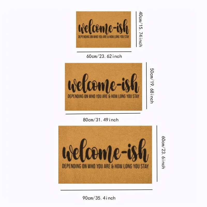 1Pc 19.69x31.50inch 50x80cm Floor Mat