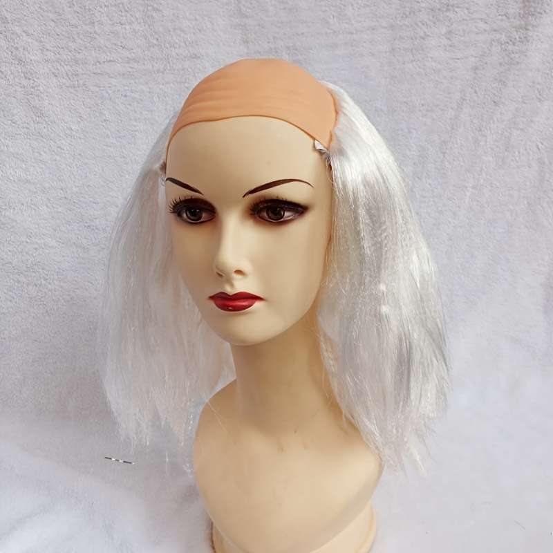 1Pc Black 30.48cm Fashion Design Wig