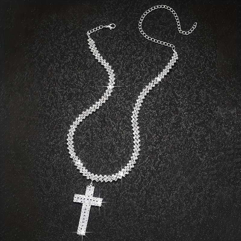 1 Piece Silvery Jesus Theme Pendant