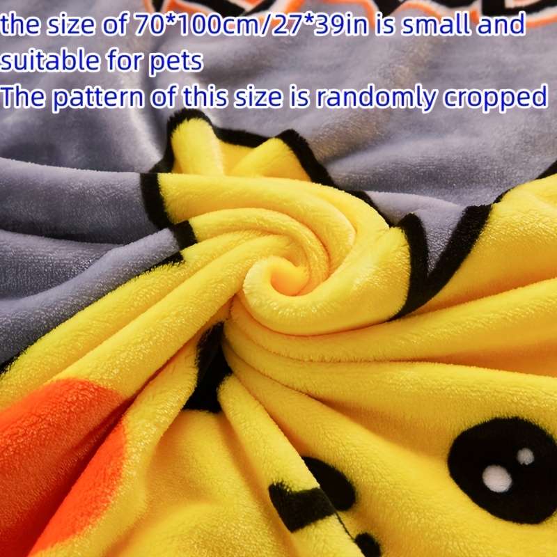 1ps Blanket Color Little Rabbit Yellow size 70cmx100cm