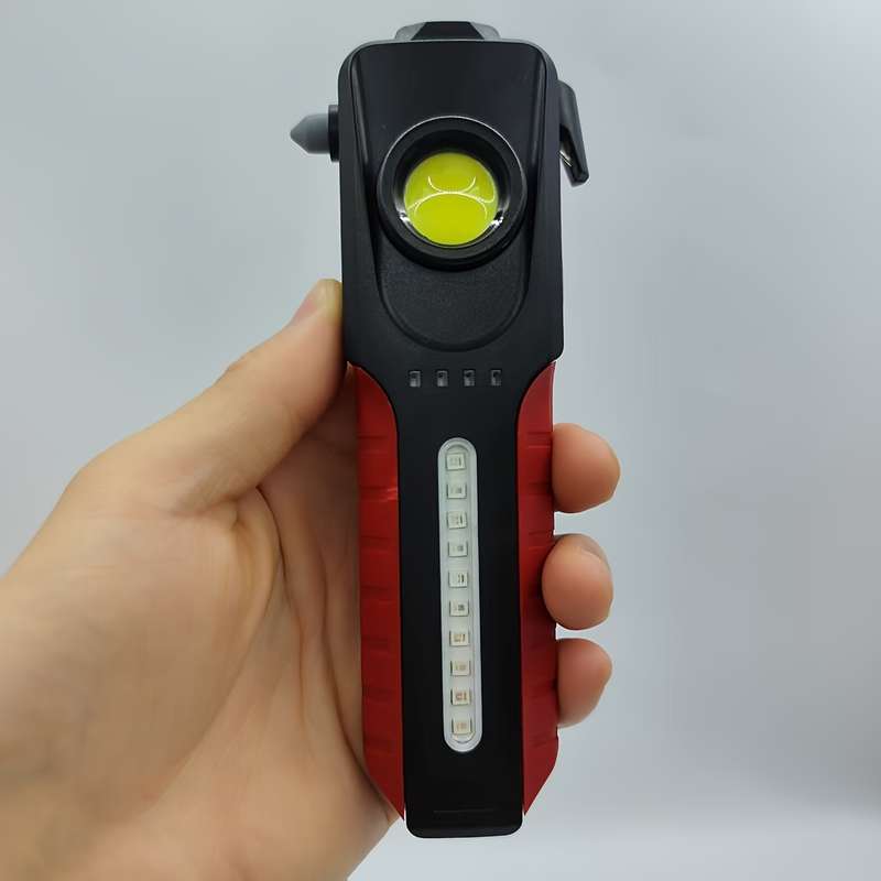 1PC BlackRed Flashlight