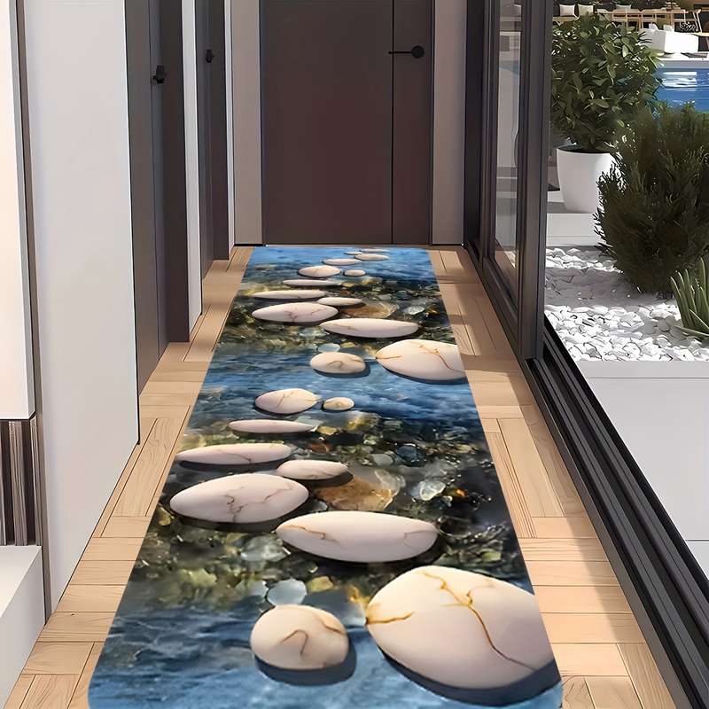 1Pc 23.6x118.1inch 60x300cm Floor Mat