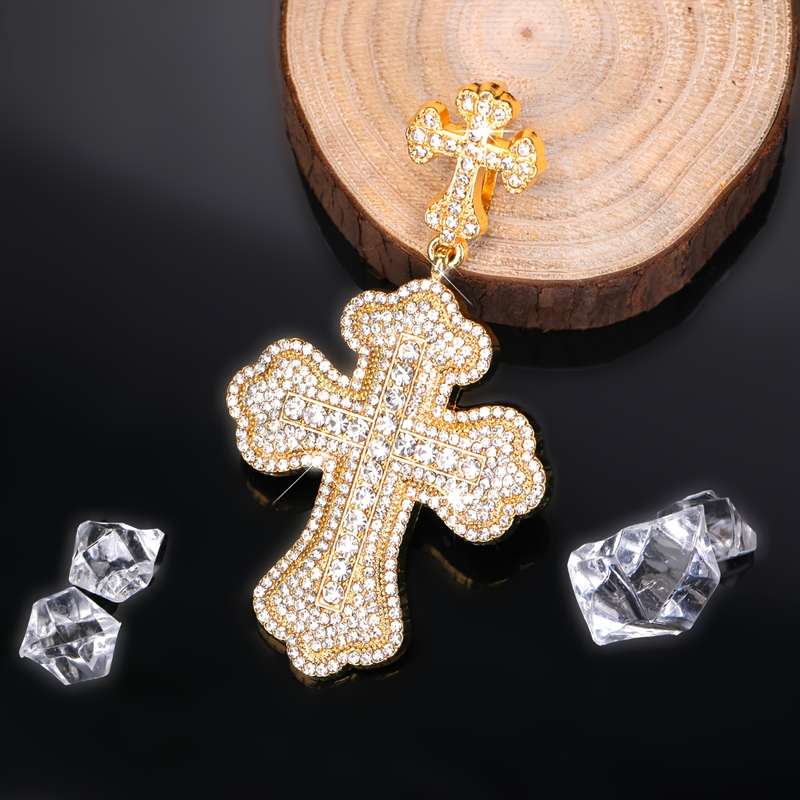 1 Piece Golden Jesus Theme Pendant