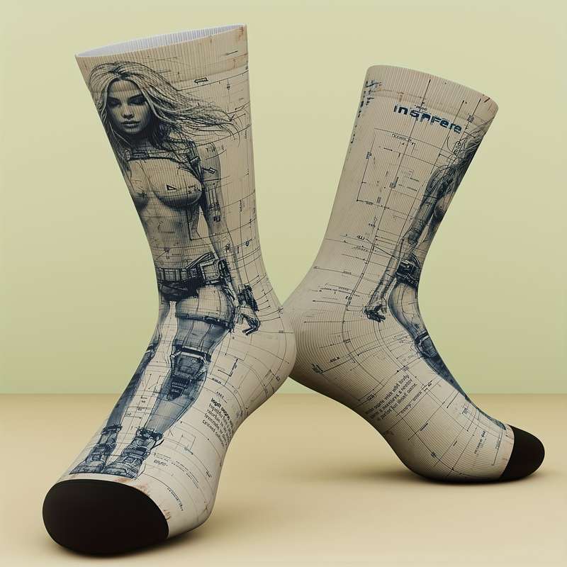 1 Pair Multicolor One Size Socks