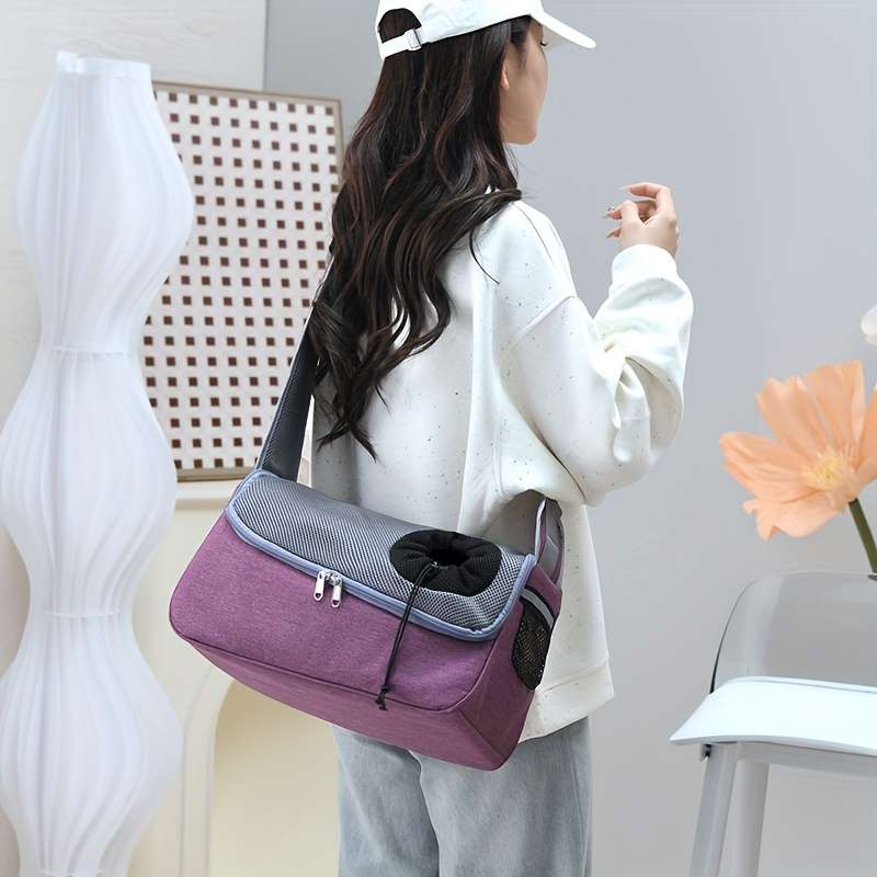1pc Dark Gray Pet Bag