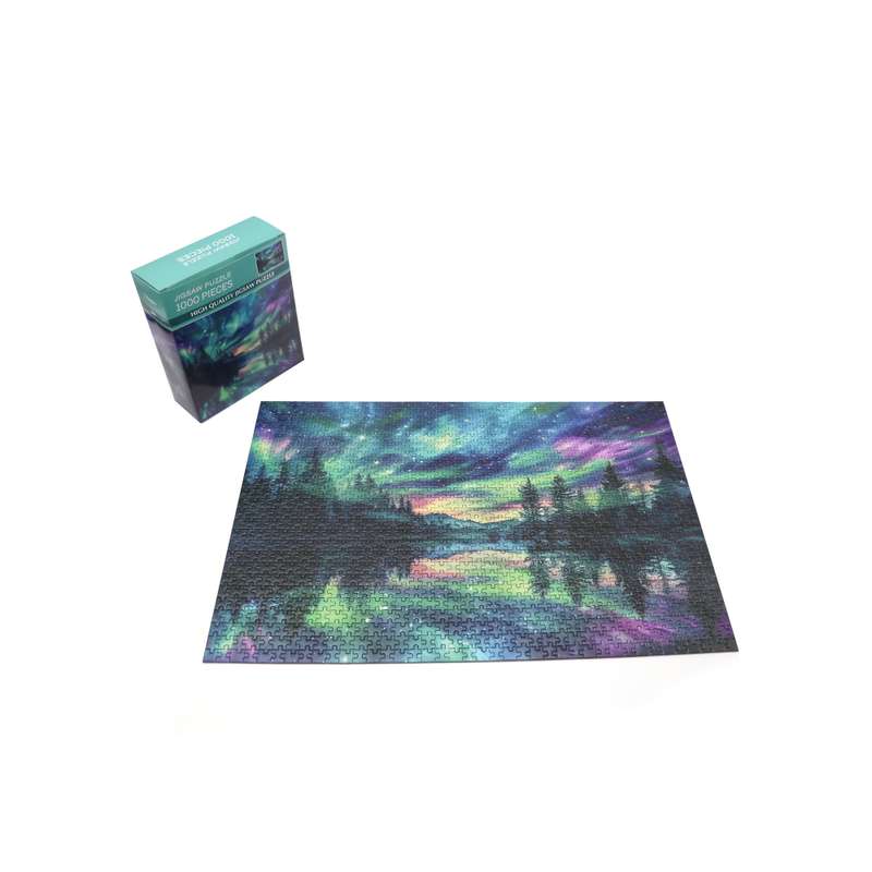 1000pcs Luminous Puzzle Hell-Level Difficulty Mini Puzzle 38x26cm 14.96x10.24in Hig