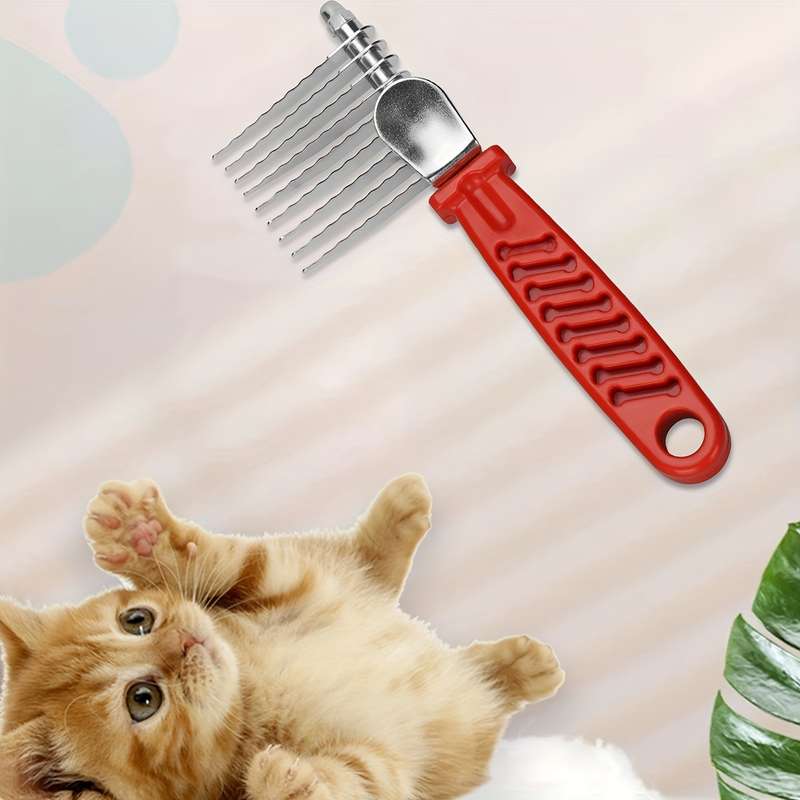 1pc Red Pet Comb