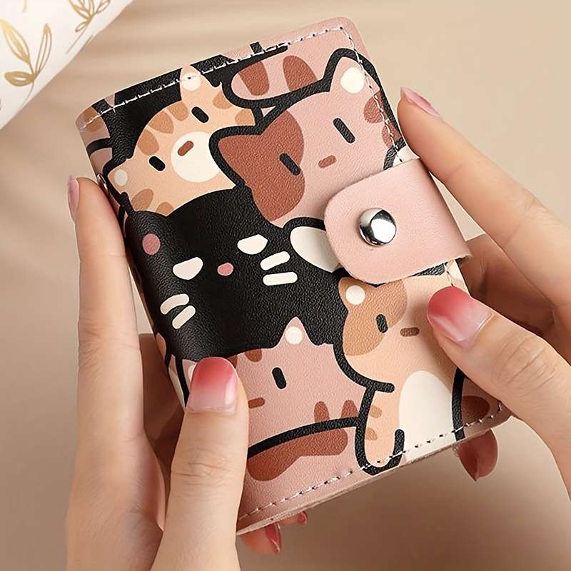 1pc New Women'S Card Holder Compact with Multiple Slots Large Capacity for Driver'S License And V