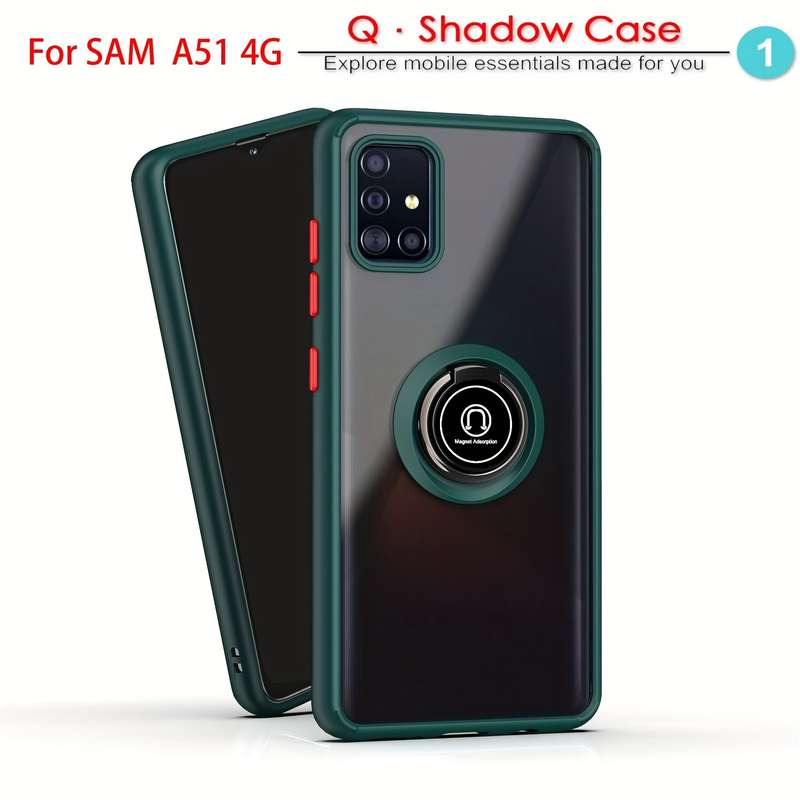 1pc Dark Green For Samsung Galaxy A51 Phone Cases