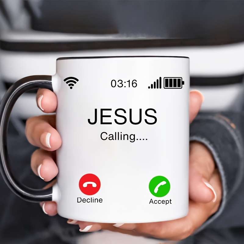 1pc Jesus Is Calling Jesus Christian Themed Stickers