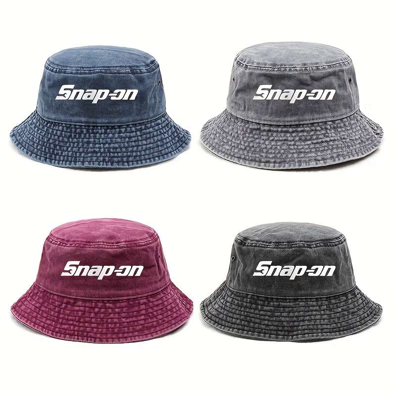 1pc Men'S Wide-Brimmed Washed Denim Bucket Hat Summer Sunshade Breathable Fisherman'S Hat Suitabl