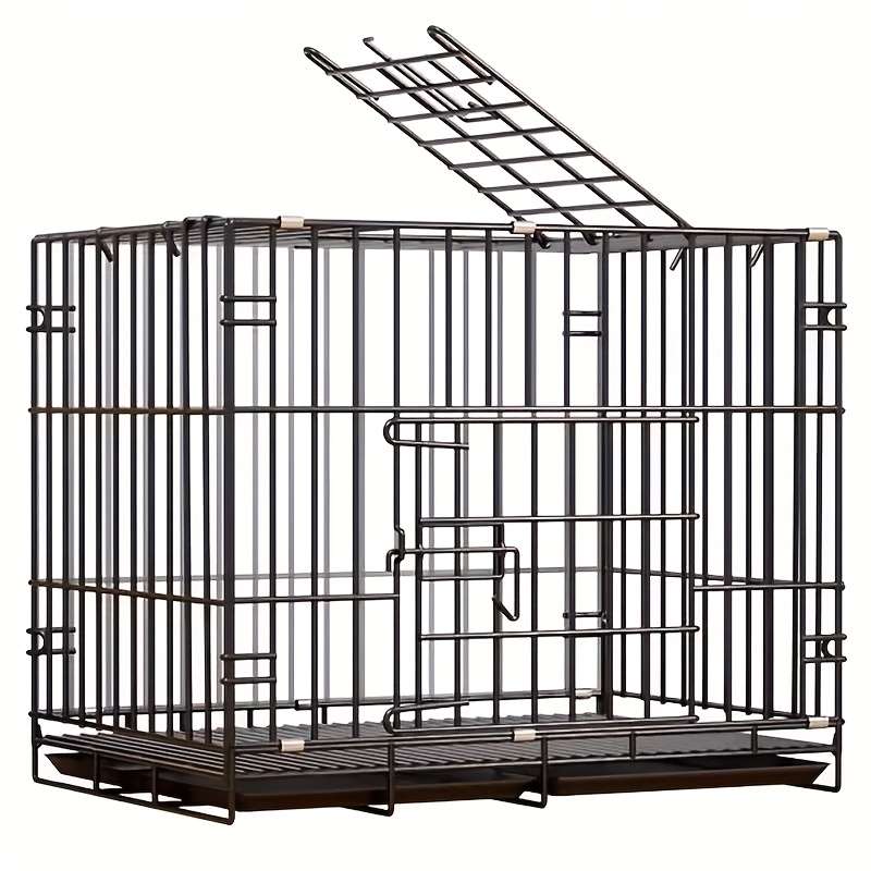 1pc Coffee color size Size:S 73*73*43cmPet Cage