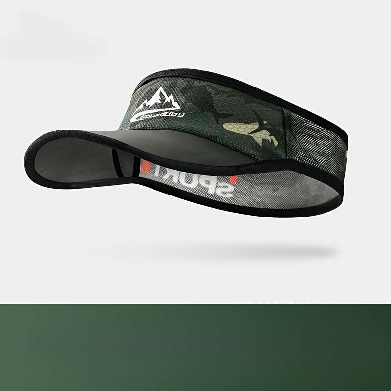 1pc Breathable Camouflage Fishing Hat Sun Protection Sweat-Absorbing Quick-Drying Ideal for R