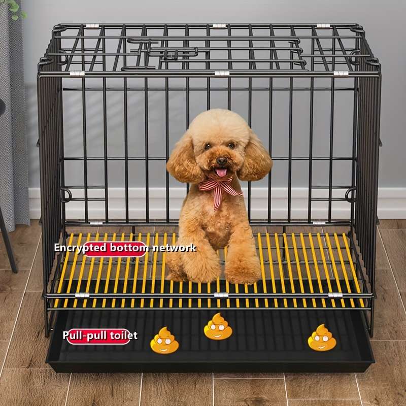 1pc Coffee color size Size:S 73*73*43cmPet Cage