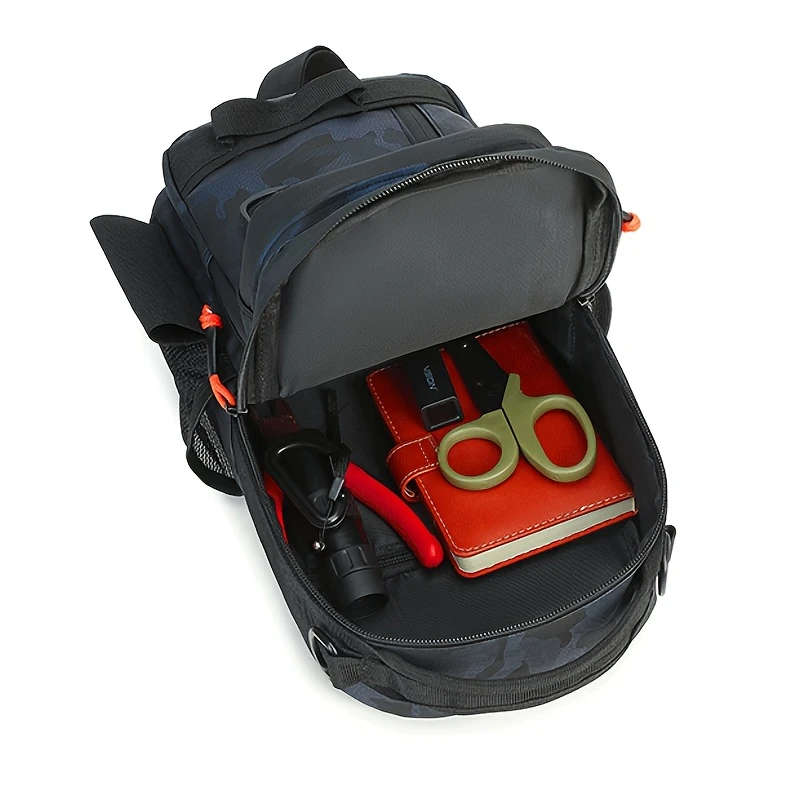 1pc Chest Bag New Large Capacity Outdoor Men's Chest Bag Shoulder Bag Men's Multi functional Fashion