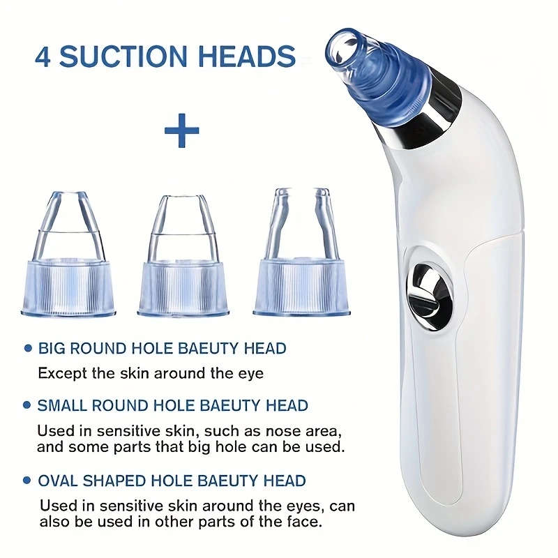 Nasal cleaning tools Electric pore cleaner blackhead remover vacuum for Women and Men nose