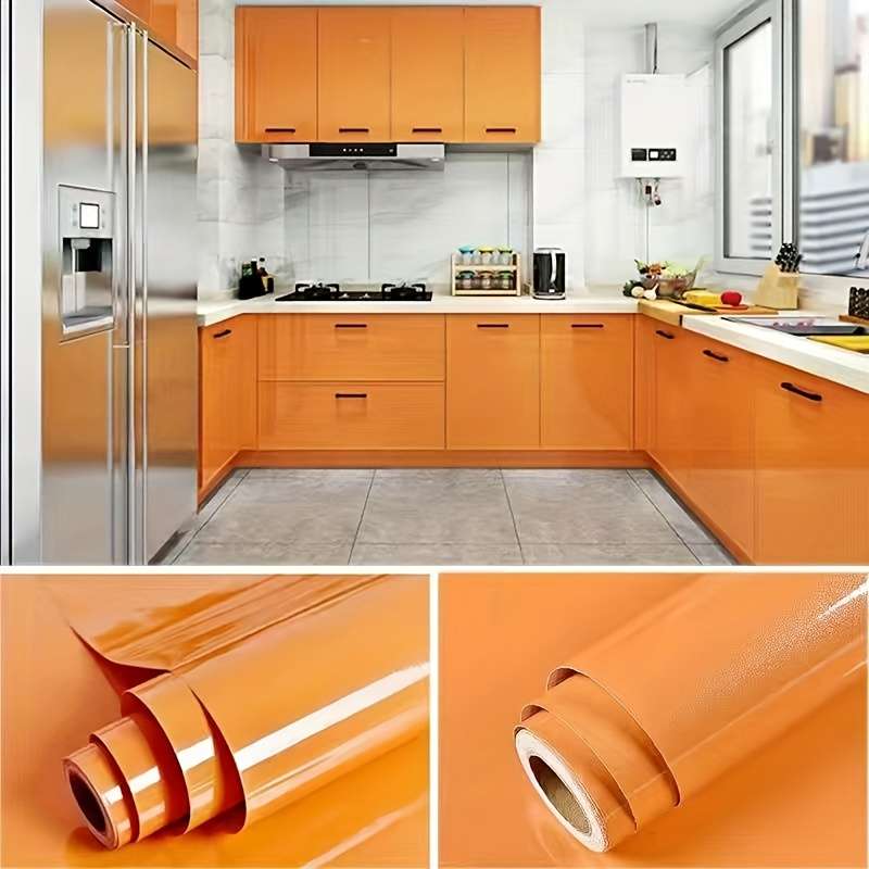 1PC Wall StickersOrange60cm Wide X 2 Meterss Long