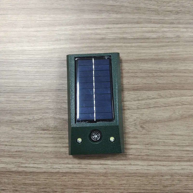1pc Solar Powered Ultrasonic Insect Repellent with LED Flashing USB Powered Rechargeable Lithium Bat