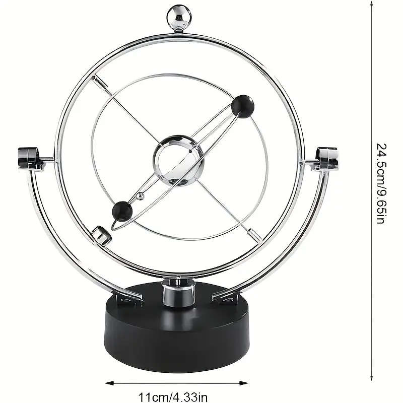 1pc Newton's Cradle Pendulum Art Craft Decor for Home or Office Perpetual Motion Desk Decor