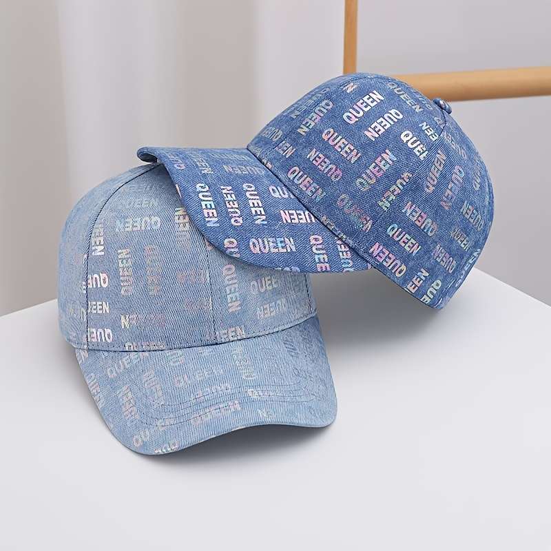 1pc Fantasy Cotton Baseball Cap for Women Adjustable Tie-Dye Pattern Breathable Non-Washable