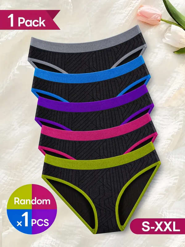 1 Ps Of Women's Breathable Seamless Panties