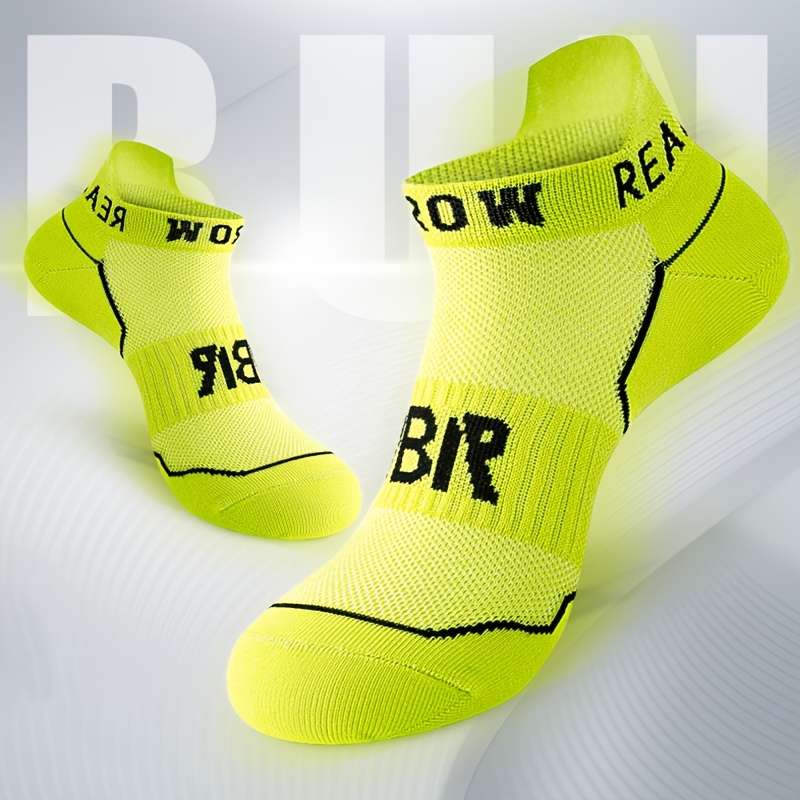 6 Pairs Yellow One Size High Elastic Socks