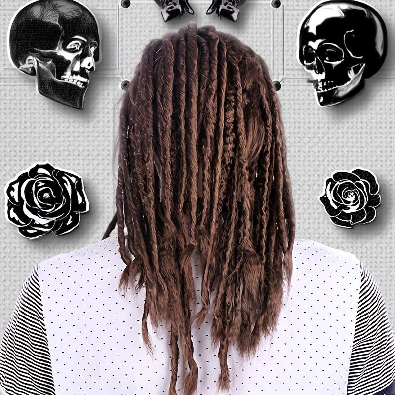 1Pc Black 50.8cm Fashion Design Wig