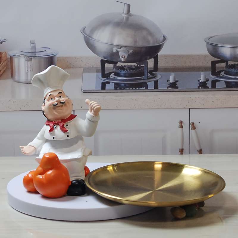 1pc chef storage tray ornaments Storage Bins for Home Organization