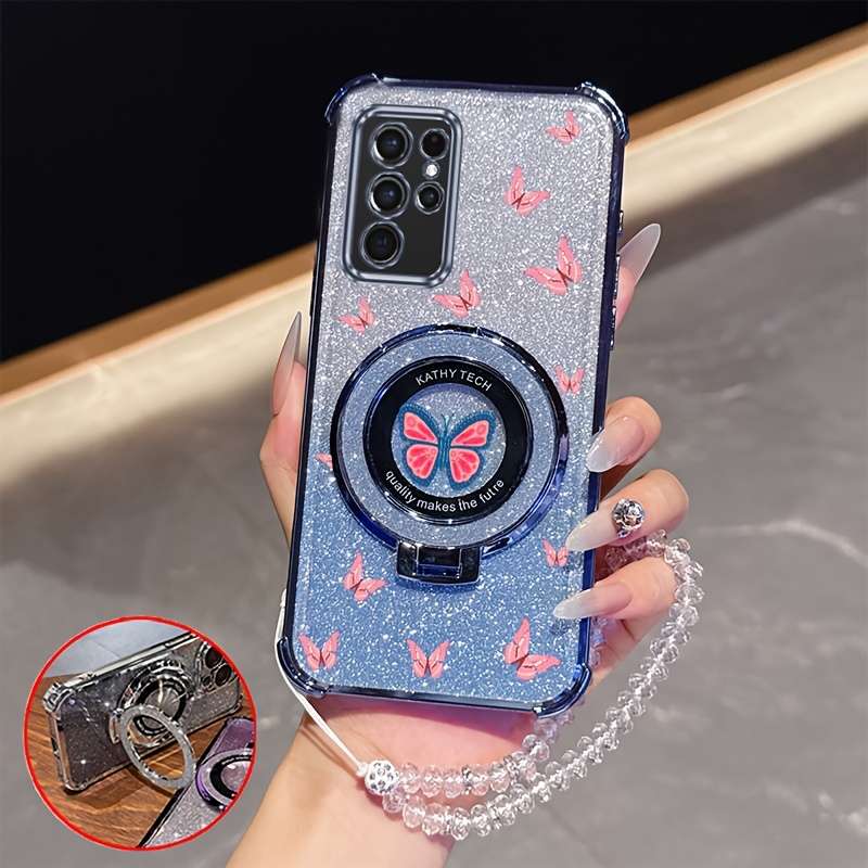 1pc Rose Golden For Samsung Galaxy S22 Ultra 5G Phone Cases