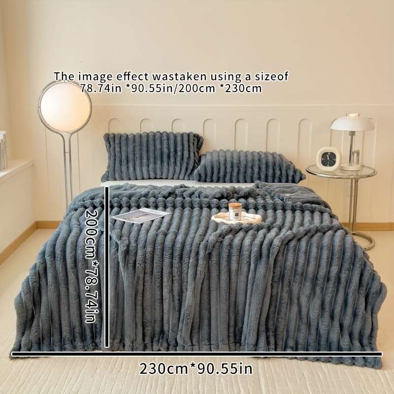 1ps Blanket Color Warm Apricot size 200.0x230.0cm