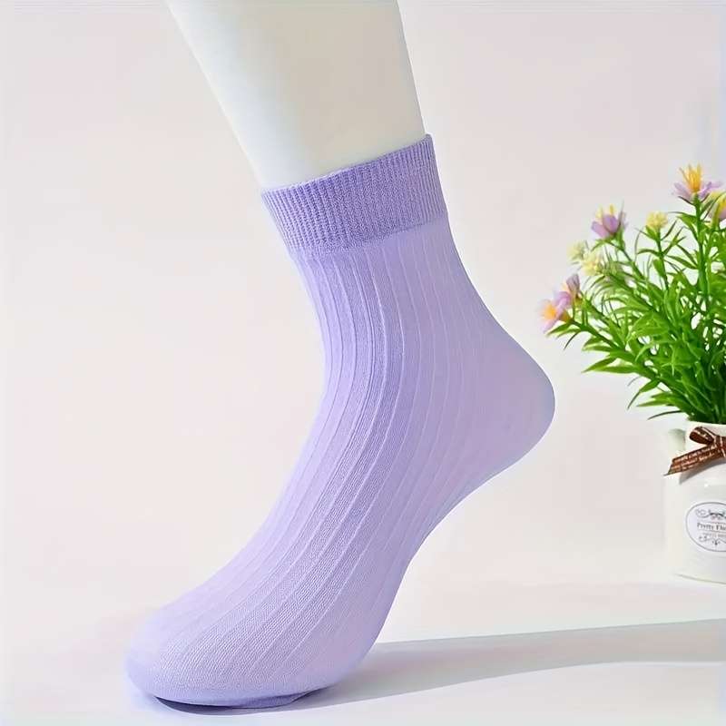 30 Pairs Of Random Colors One Size High Elastic Socks