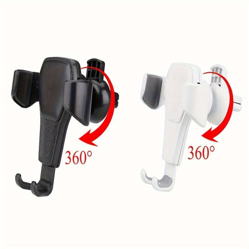 1pc 360° Swivel Car Mount Universal Compatibility for 13.97cm to 18.29cm Smartphones PC Material Fit
