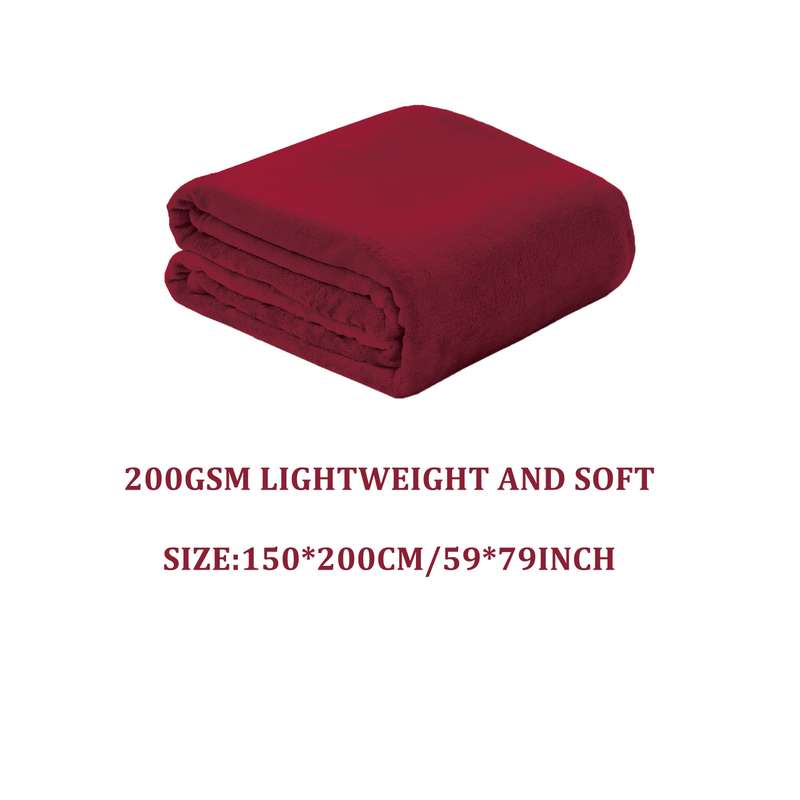 1ps Blanket Color Royal Blue size 100x150cm