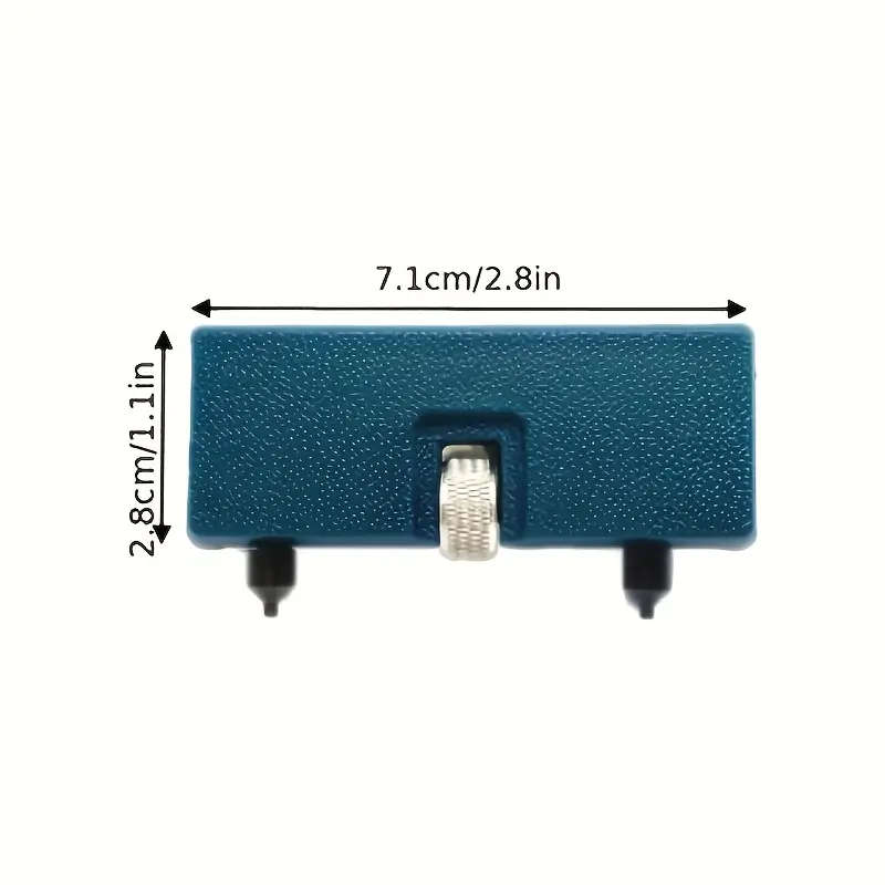 1pc Professional Metal Watch Back Case Opener Portable Two-Foot Meter Watch Battery Replacement Tool